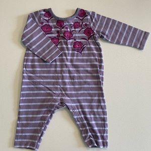 Tea Collection Baby Girls’ Striped Romper